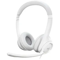 Logitech H390 Kopfhörer Kabelgebunden Kopfband Büro/Callcenter USB Typ-A Weiß