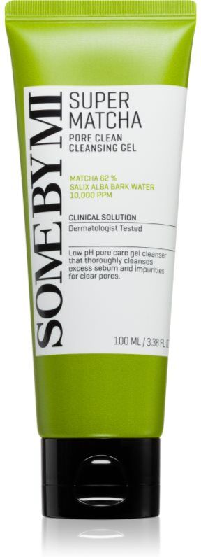 Some By Mi Super Matcha Pore Clean Cleansing Gel gentle cleansing gel for enlarged pores 100 ml