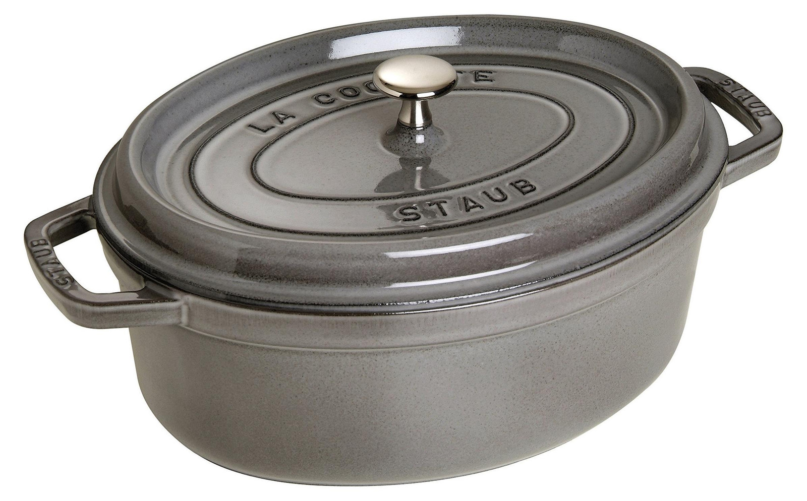 Staub gietijzeren ovale pot 4,2 l