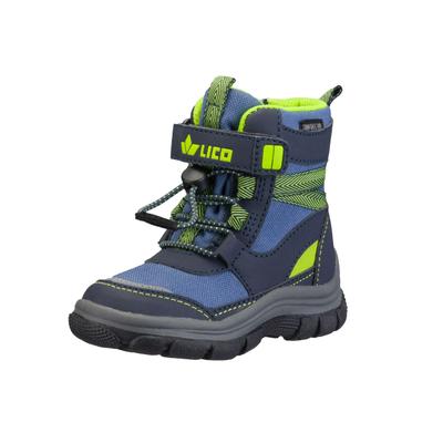 Snowboots LICO "Snowboot Crumbie VS", Kinder, Gr. 24, Textil, blau, Synthetik, Schuhe Snowboots