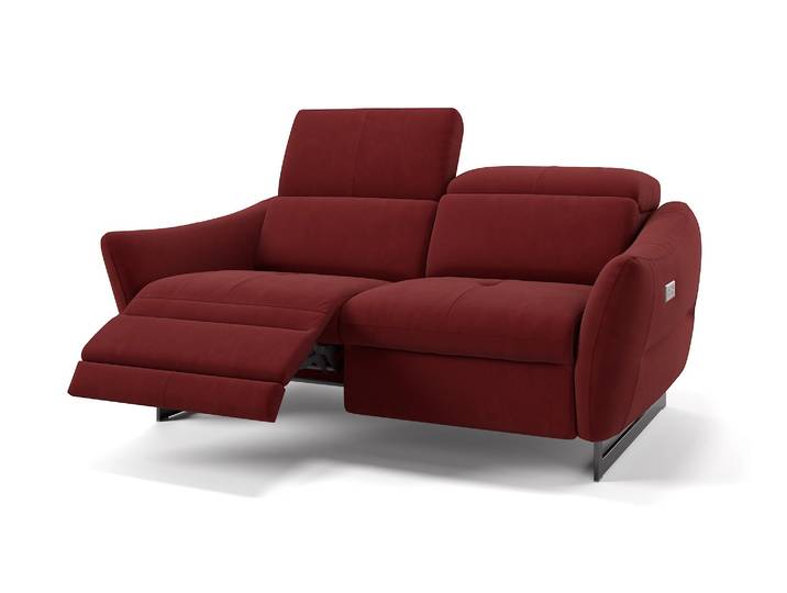 2-Sitzer Stoff Sofa MODENA mit FUNKTION