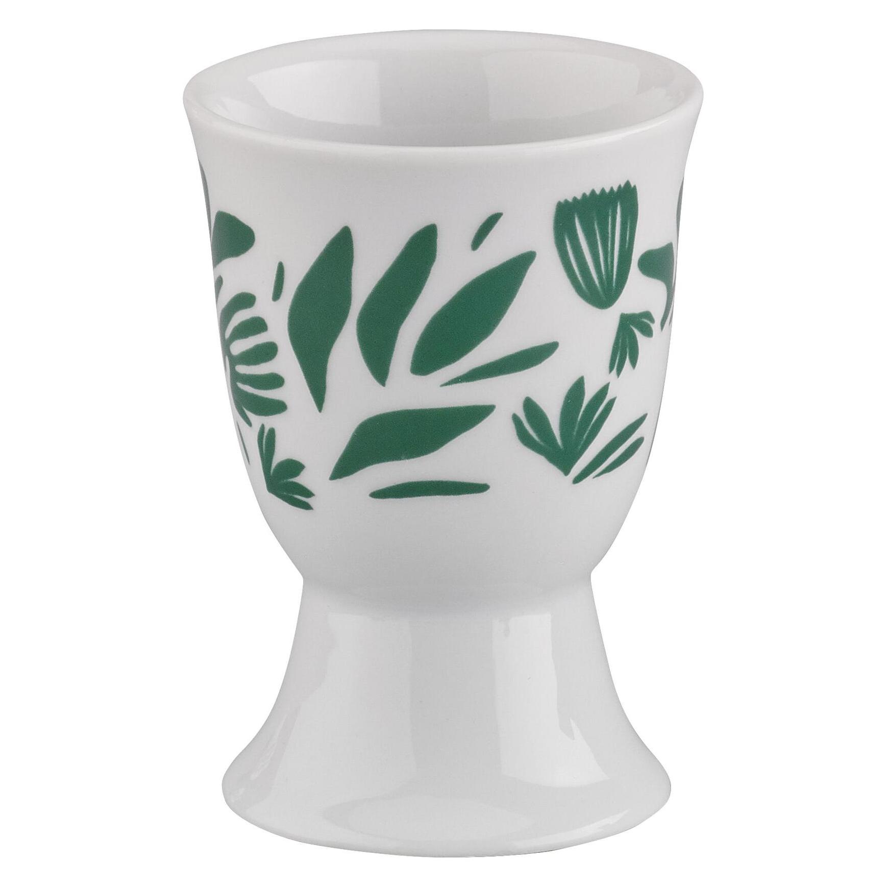 Cilio Eierbecher Amici Blätter (1x) (cilio tisch-accessoires) Mindestbestellmenge: 6 Stück
