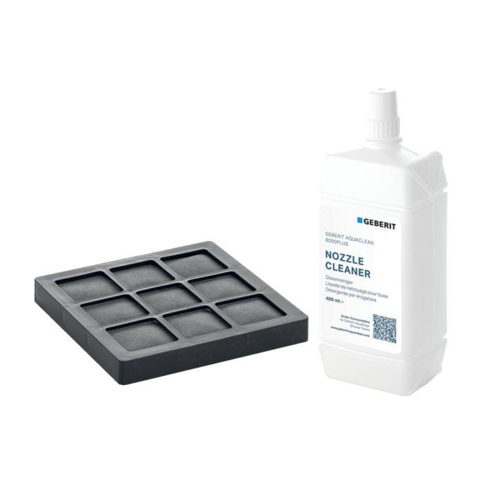Geberit AquaClean Set 240625001 für WC-Komplettanlagen, Aktivkohlefilter und Düsenreiniger