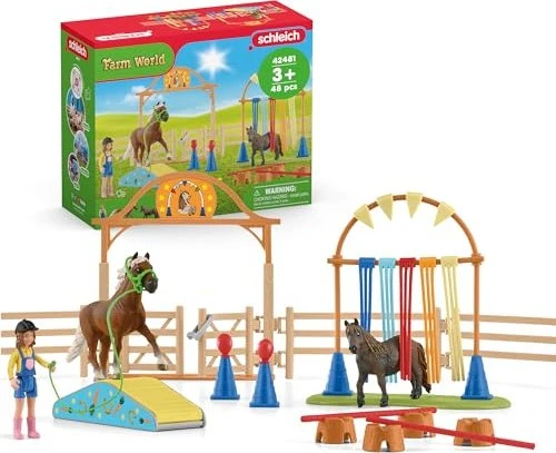Schleich Farm World Pony Agility Training 42481