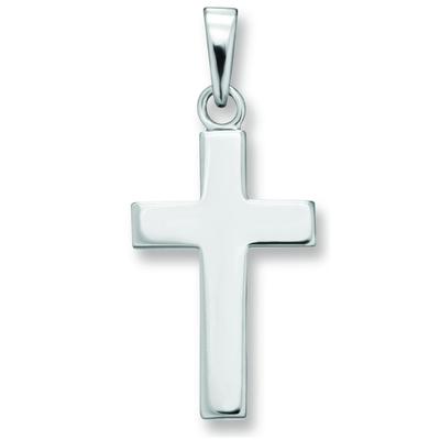 Kettenanhänger ONE ELEMENT "Kreuz Anhänger aus 925 Silber", silber, Schmuckanhänger, Damen, Silber 925 (Sterlingsilber), Kettenanhänger, Zartes Emblem – unaufdringlich und dennoch ausdrucksstark