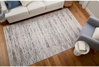 Grand Bazaar Kayden Machine Made Geometric Modern Area Rug