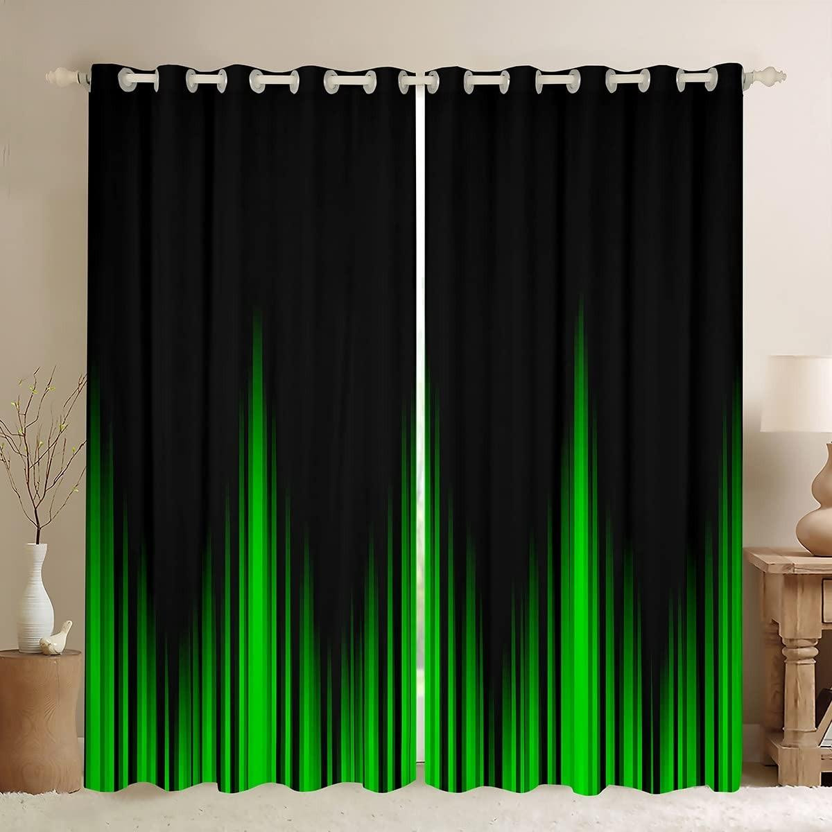 Omgoods Geometrische Abstracte Ombre Blackout Gordijnen