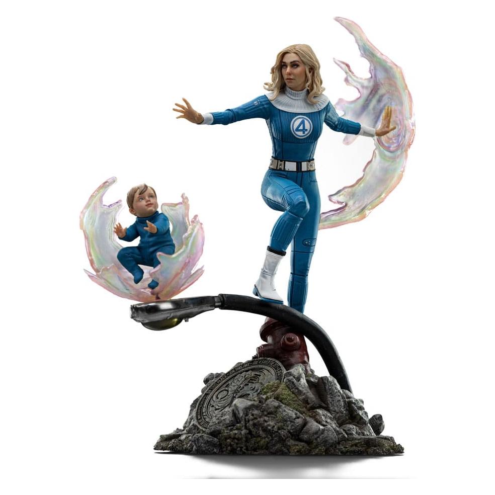 Iron Studios Fantastic Four Art Scale Statue 1/10 Invisible Woman and Franklin 28 cm (IS57774)