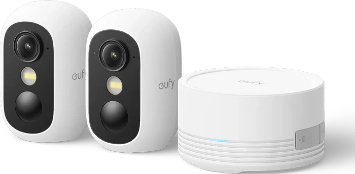 Eufy C35 (2er-Set + HomeBase Mini) 1080p weiß
