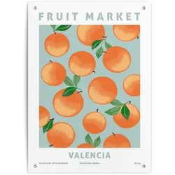 Outdoor Poster ORANGES (BH 56x78 cm) - bunt - BH 56x78 cm