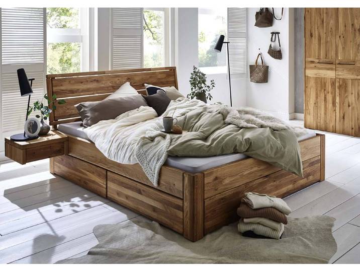 Easy Sleep Schubkastenbett WE 2-1 in Wildeiche – 3%-Vorkasse-Rabatt