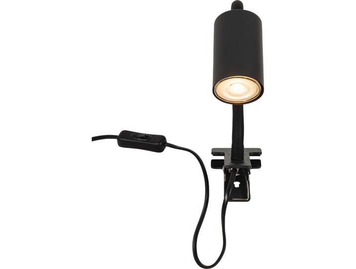 Bürolampe Morris Schwarz Eisen H 41.5 cm