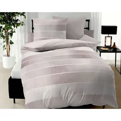Kaeppel Mako-Satin Bettwäsche »Mapping« 255/45 rosé 155x220 cm / 80x80 cm