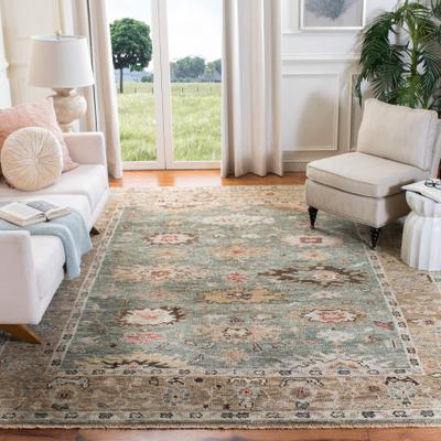 SAFAVIEH Hand-Knotted Samarkand Penilopa Traditional Wool Rug