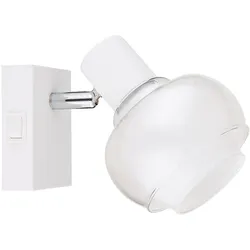 Wandleuchte Wandlampe Flurleuchte Schlafzimmerlampe Spot beweglich Strahler Weiß