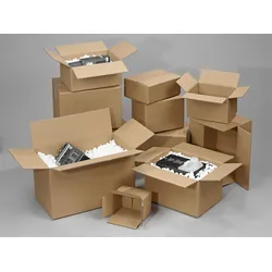 Nestler Wellpapp-Faltkartons 2-wellig braun 48,0 x 40,0 x 32,0 cm