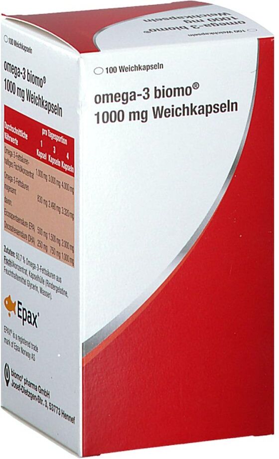 Omega-3 Biomo 1000 Mg Weichkapseln