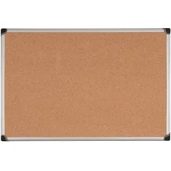 Korkplatte, 1500 x 1000 mm, Rahmen eloxiert