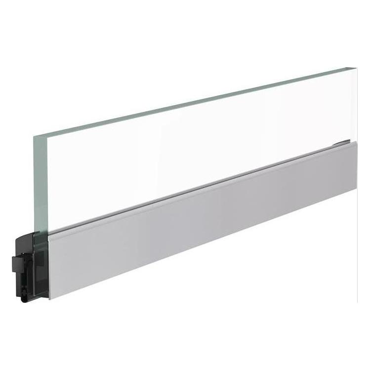 Athmer Türdichtung Schall-Ex GSA 1-seitig Länge 833 mm Aluminium silberfarben eloxiert Glastüren links/... (1-1110-0833)