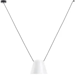 LEDS C4 Pendelleuchte ATTIC CONIC SHAPE V E27 15W weiß LEDS-00-7391-05-14