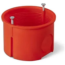 Elektro-Plast, Zubehör Schalterprogramm, Puszka podtynkowa 60mm z wkrętami czerwona PK-60 PRO (0281-01)
