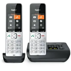 Gigaset Comfort 500A Duo - Schnurlostelefon- Rufnummernanzeige, Anrufbeantworter