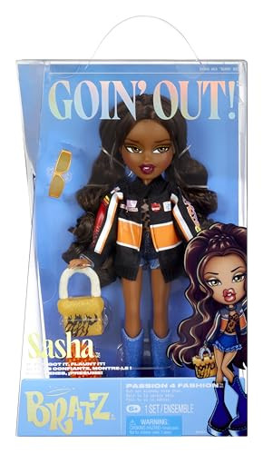 Bratz Goin' Out! Sasha Verzamelbare Modepop met Accessoires en Outfit