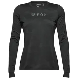 Fox, Damen, Velotrikot, W Ranger Tru Dri LS Jersey (S), Schwarz, S