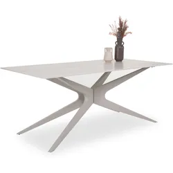 Esstisch HARPER SIBU (LBH 180x90x75 cm) - weiß - LBH 180x90x75 cm