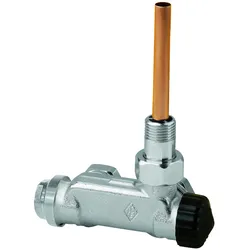 Ventil E-Z Einrohr Eckform, DN 15, mit Tauchrohr