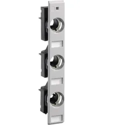 Hager Reitersicherungsunterteil D02 E18, 63A 3polig 60mm Sammelschiene Anschluss