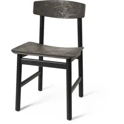 Mater Conscious Chair 3162, eiche schwarz gebeizt / coffee waste black