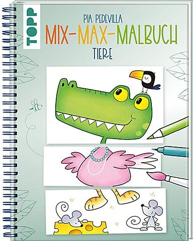 Buch "Mix-Max-Malbuch – Tiere"