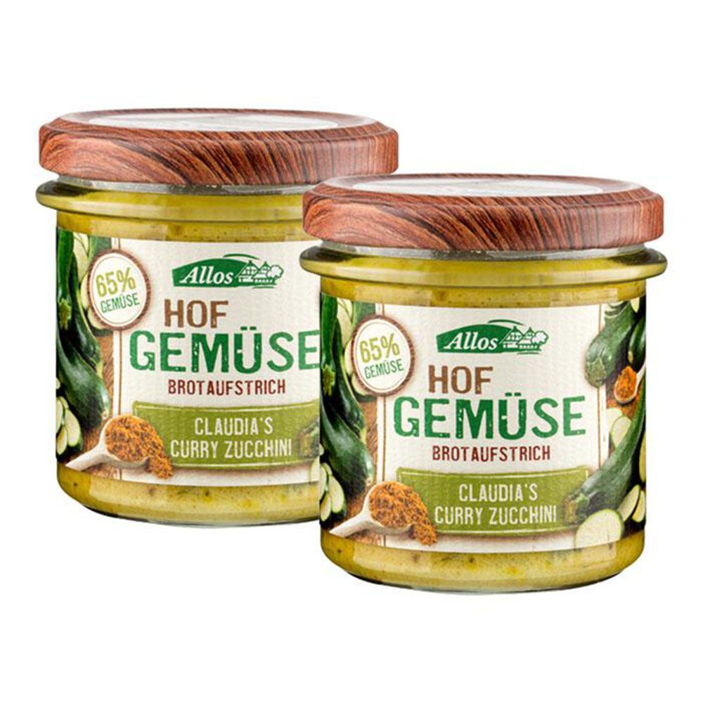 Allos Bio Hofgemüse Claudias Curry Zucchini 2x135 g Sonstige