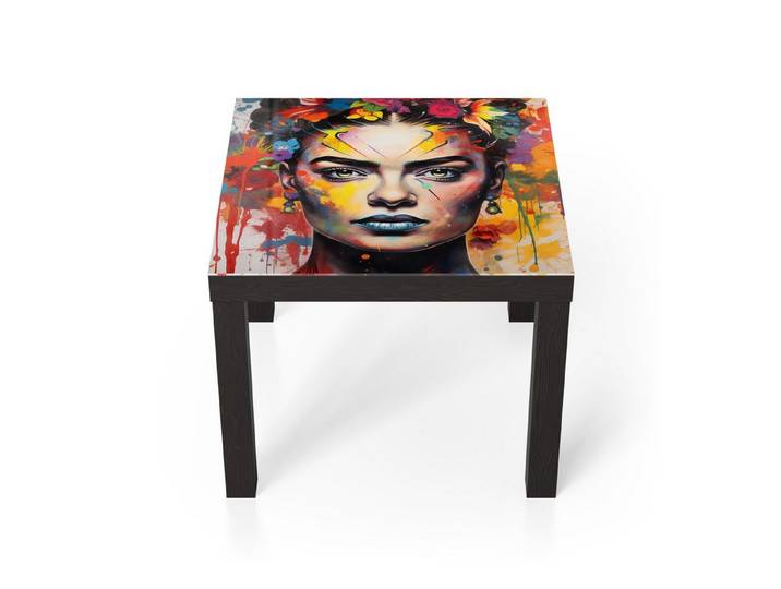 DEQORI Couchtisch 'Lebendige Aura', Glas Beistelltisch Glastisch modern