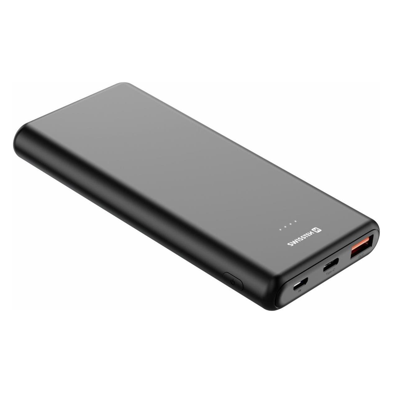 Swissten Power Line (10000 mAh, 20 W, 37 Wh) (22013912)