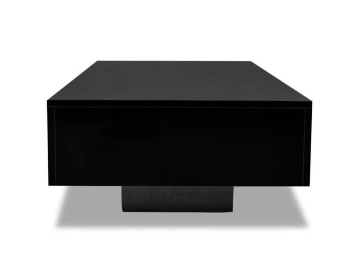 Table basse Table de salon VIDAXL Haute brillance Noir T491