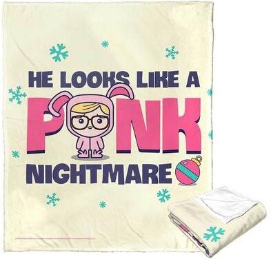 Northwest Warner Brothers A Christmas Story Silk Touch Throw Blanket