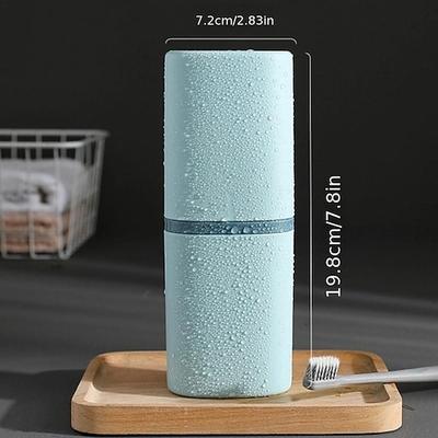 Reise tragbare Zahnbürste Mund Tasse Aufbewahrungsbox kreative einfache Dental Kit Box Reise Putzbecher Waschbecher Set