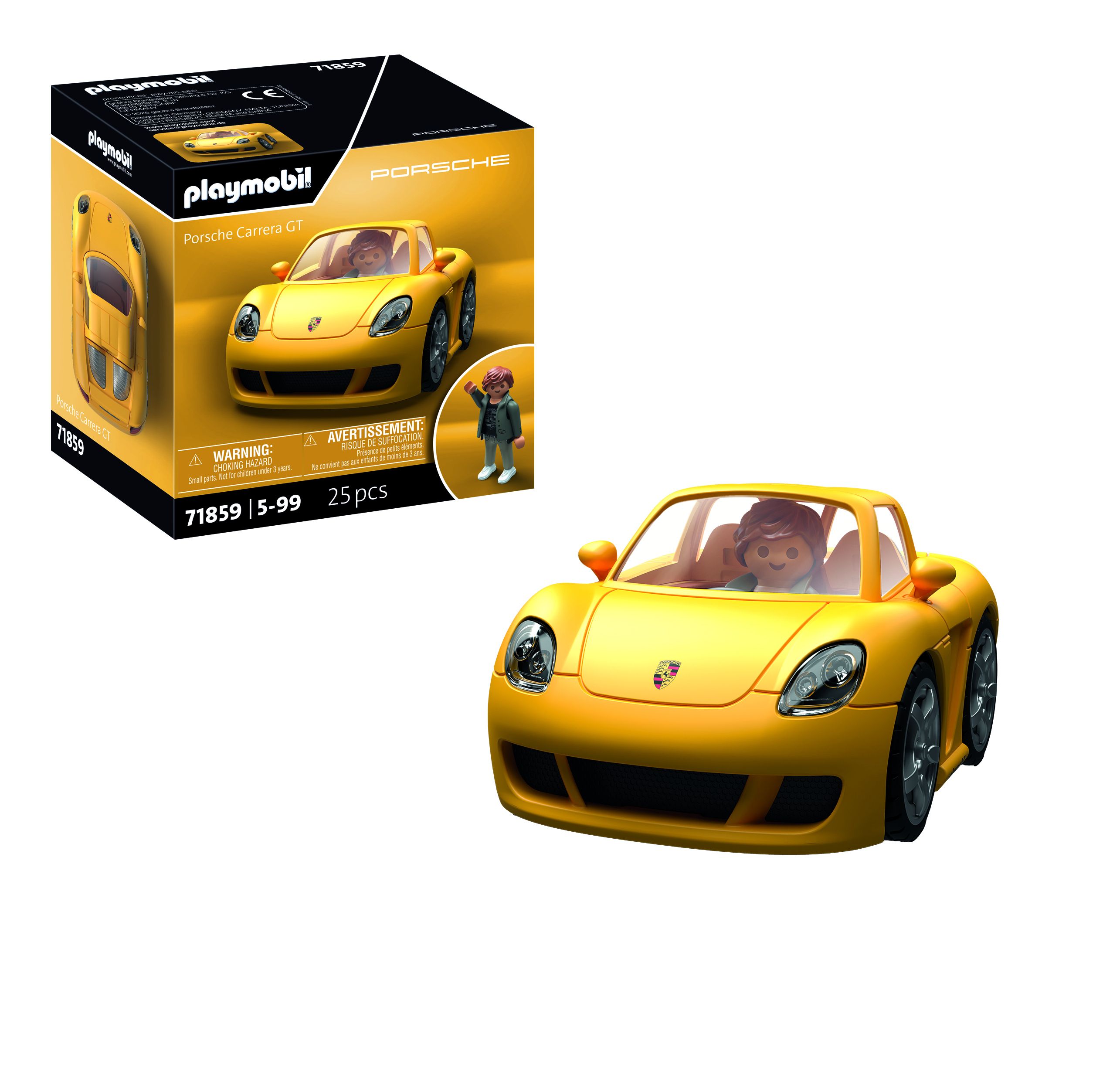 Playmobil Collector Cars Porsche Carrera GT Spielset 26 Teile (Mehrfarbig) 71859