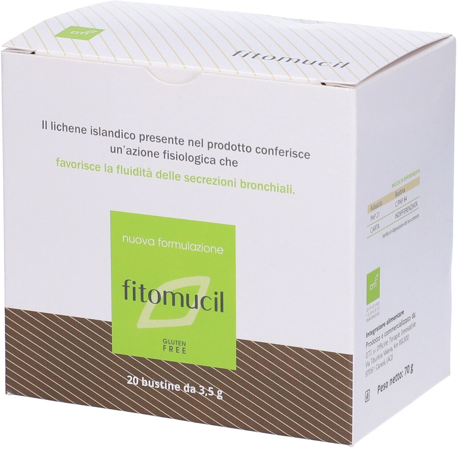 OTI Srl Fitomucil, 20 Bustine