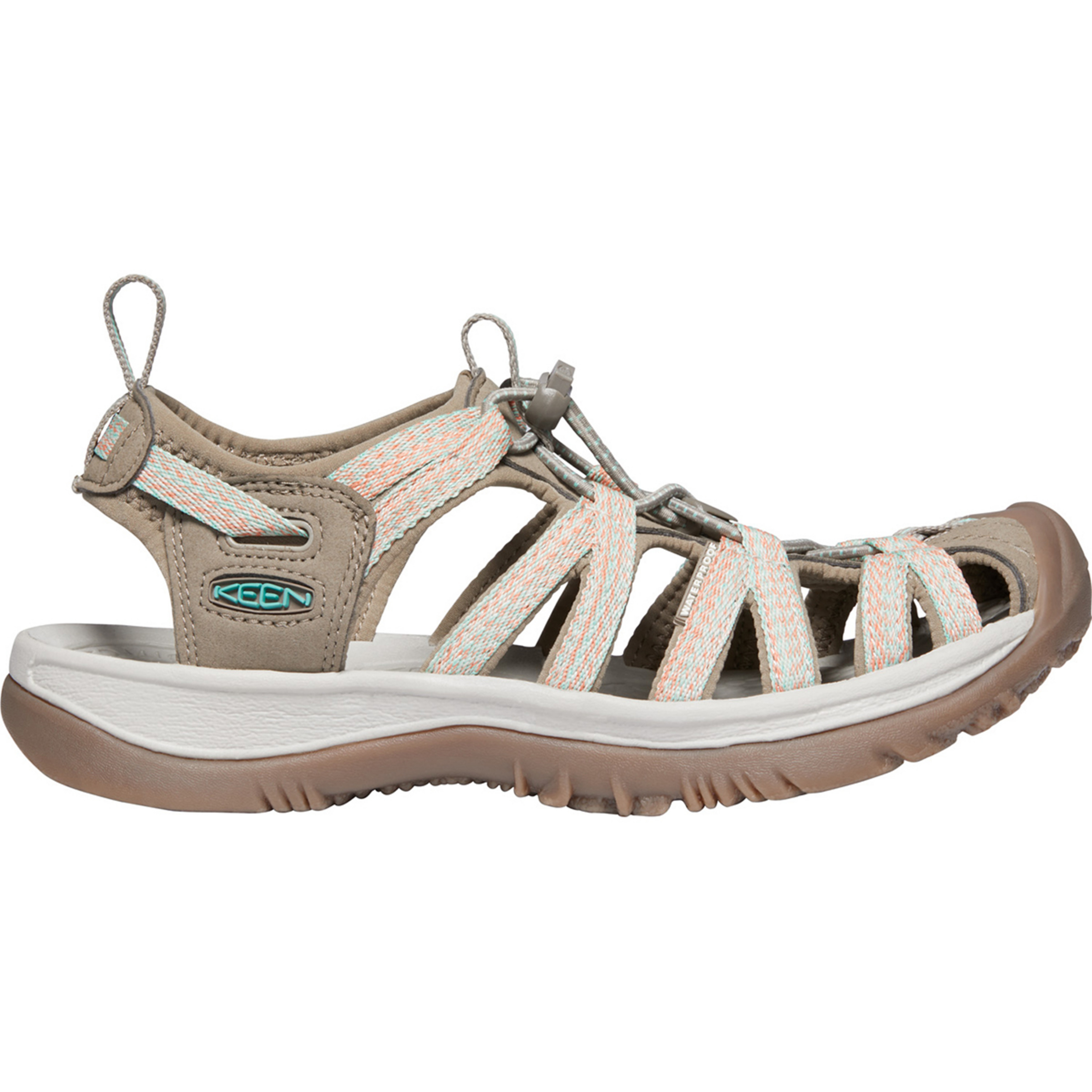 Keen Whisper Sandale Damen Sandalen grau Größe 37.5 Lifestyle Schnell trocknend
