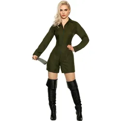 Underwraps Michelle Myers Halloween Romper oliv (XL)