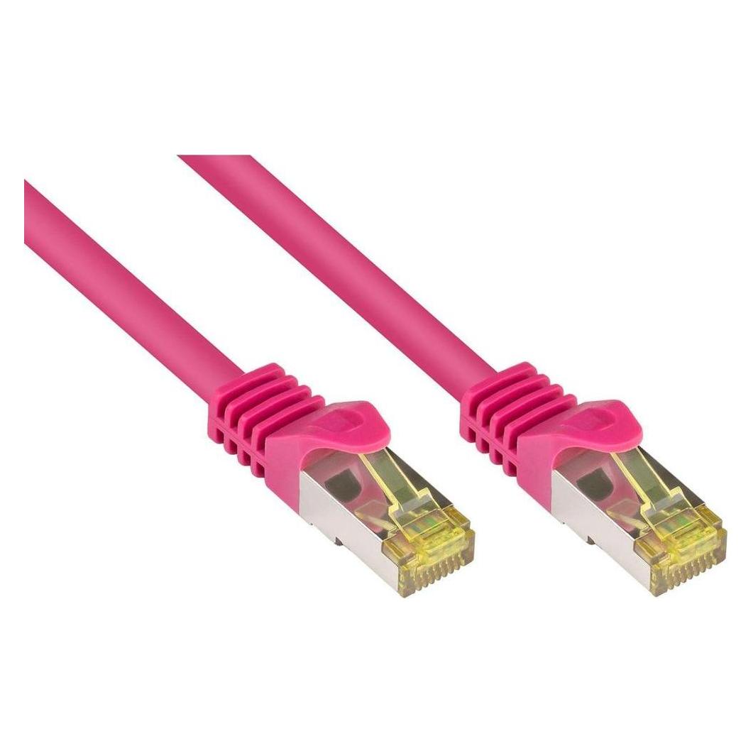 Varia SO-36218 - Patchkabel Cat.7, S/FTP, 1,5m, magenta (PiMF, S/FTP, CAT7, 1.50 m) (SO-36218)