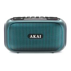Akai Rádio, APR-700, přenosné, BT, FM PLL, USB, MP3, AUX-In, RGB osvětlení, 2 x 3 W RMS (FM, Bluetooth) (APR-700)