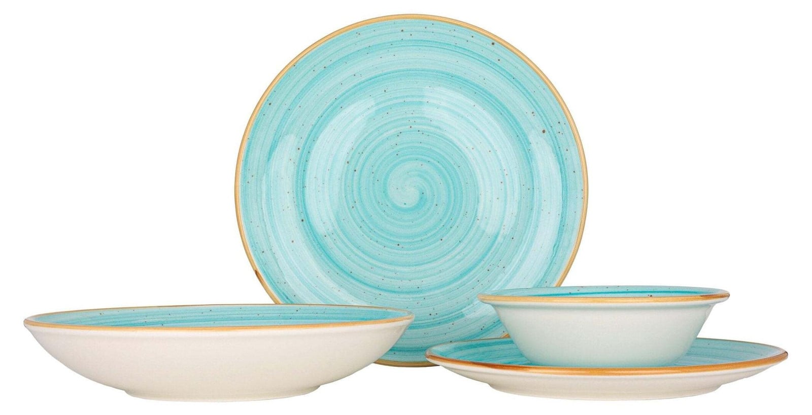 Bonna serviesset Aqua - 24-delig porseleinen servies voor 6 personen