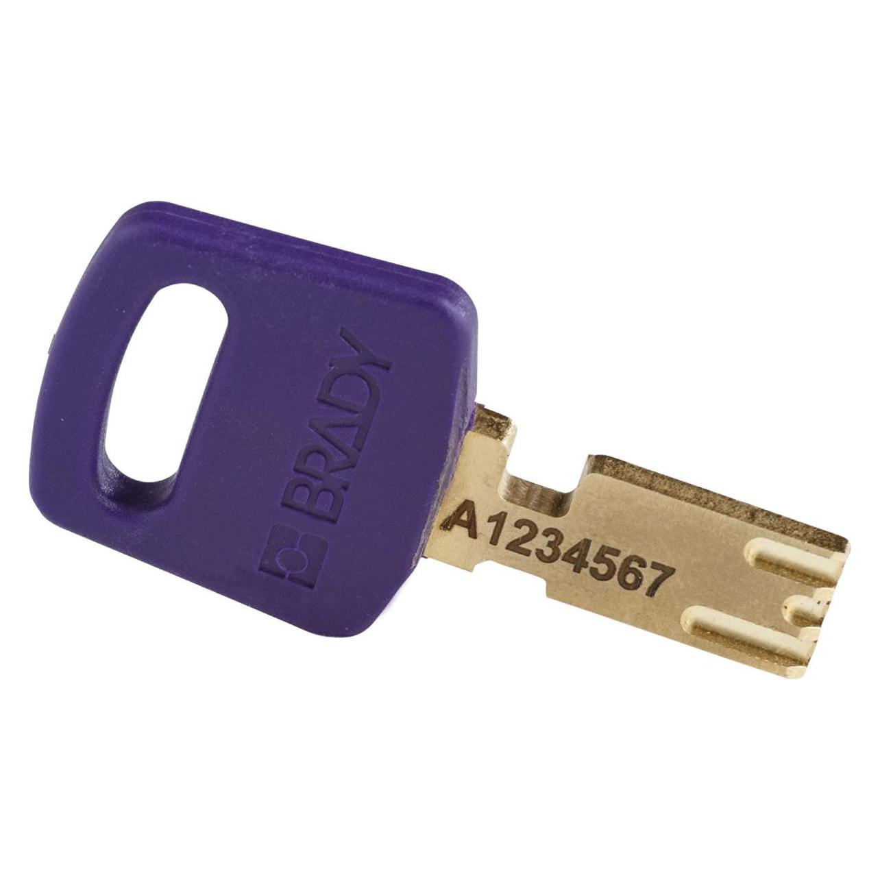 Brady SafeKey Nylon Lockout-Vorhängeschlösser (NYL-PRP-38PL-KD)