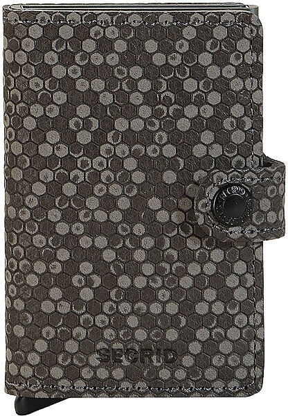 SECRID Geldbörse - Miniwallet Hexagon grey grau W