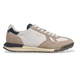 Pepe Jeans für Herren. PMS600046 Sneaker Marvin Edition weiß (40), Stoff, Wohnung, Schnürsenkel, Lässig, Sportlich