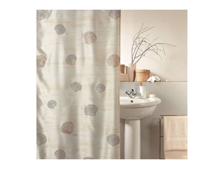Spirella Duschvorhang Atlantis Champagne 180 × 180 cm